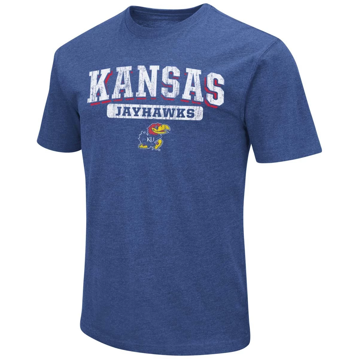 Colosseum Kids' Kansas Jayhawks Playbook T-Shirt Royal 3 Colosseum Kids' Kansas Jayhawks Playbook T-Shirt Royal - Image 3
