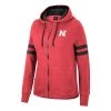 Colosseum Women's Nebraska Cornhuskers You Did Full Zip Hoodie Red
