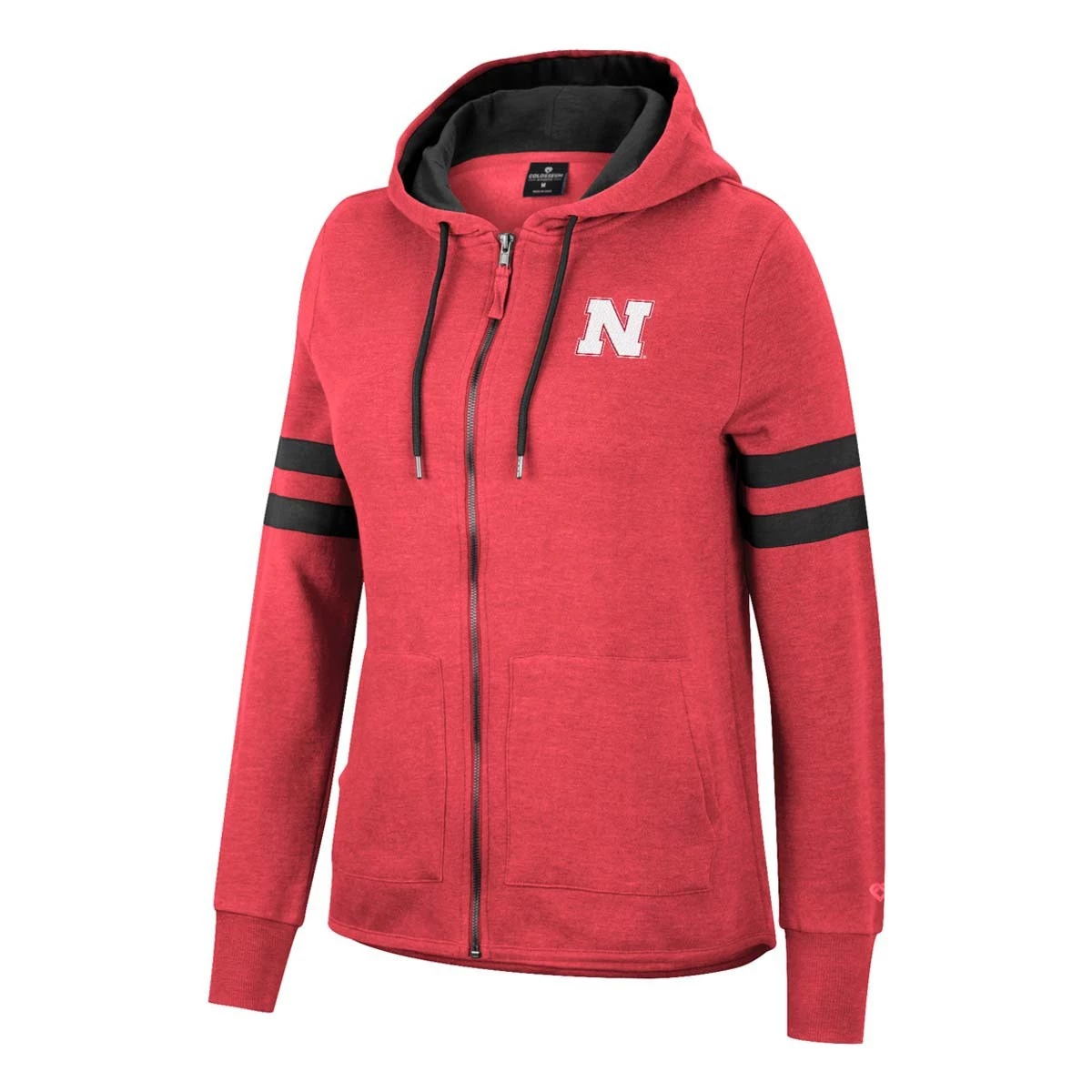 Colosseum Women's Nebraska Cornhuskers You Did Full Zip Hoodie Red 2 Colosseum Women's Nebraska Cornhuskers You Did Full Zip Hoodie Red - Image 2