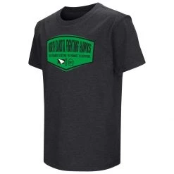 Colosseum Kids' North Dakota Fighting Hawks Diamond Protect T-Shirt Black