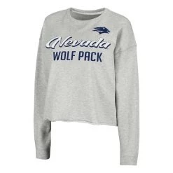 Colosseum Women's Nevada Wolf Pack Treehouse Crewneck Sweatshirt Heather Grey -Colosseum Sales Shop unnamed file 2444