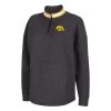 Colosseum Women's Iowa Hawkeyes Alice 1/4 Zip Top Black