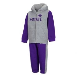 Colosseum Toddler Kansas State Wildcats Fleece Set Purple
