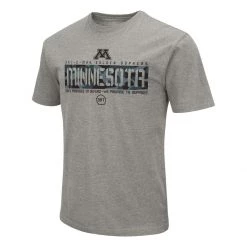 Colosseum Minnesota Golden Gophers Operation Hat Trick Yorktown T-Shirt Grey Heather