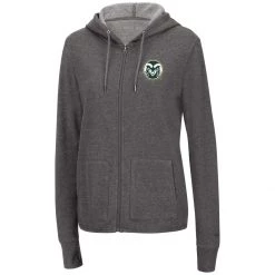 Colosseum Women's Colorado State Rams Serenity Hoodie Grey