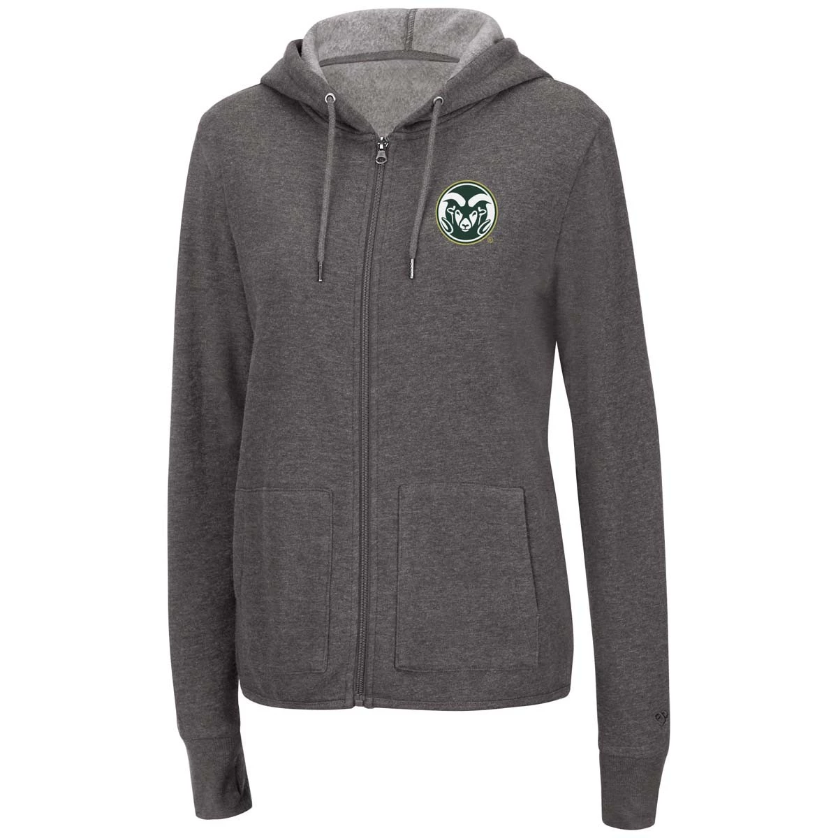 Colosseum Women's Colorado State Rams Serenity Hoodie Grey 2 Colosseum Women's Colorado State Rams Serenity Hoodie Grey - Image 2