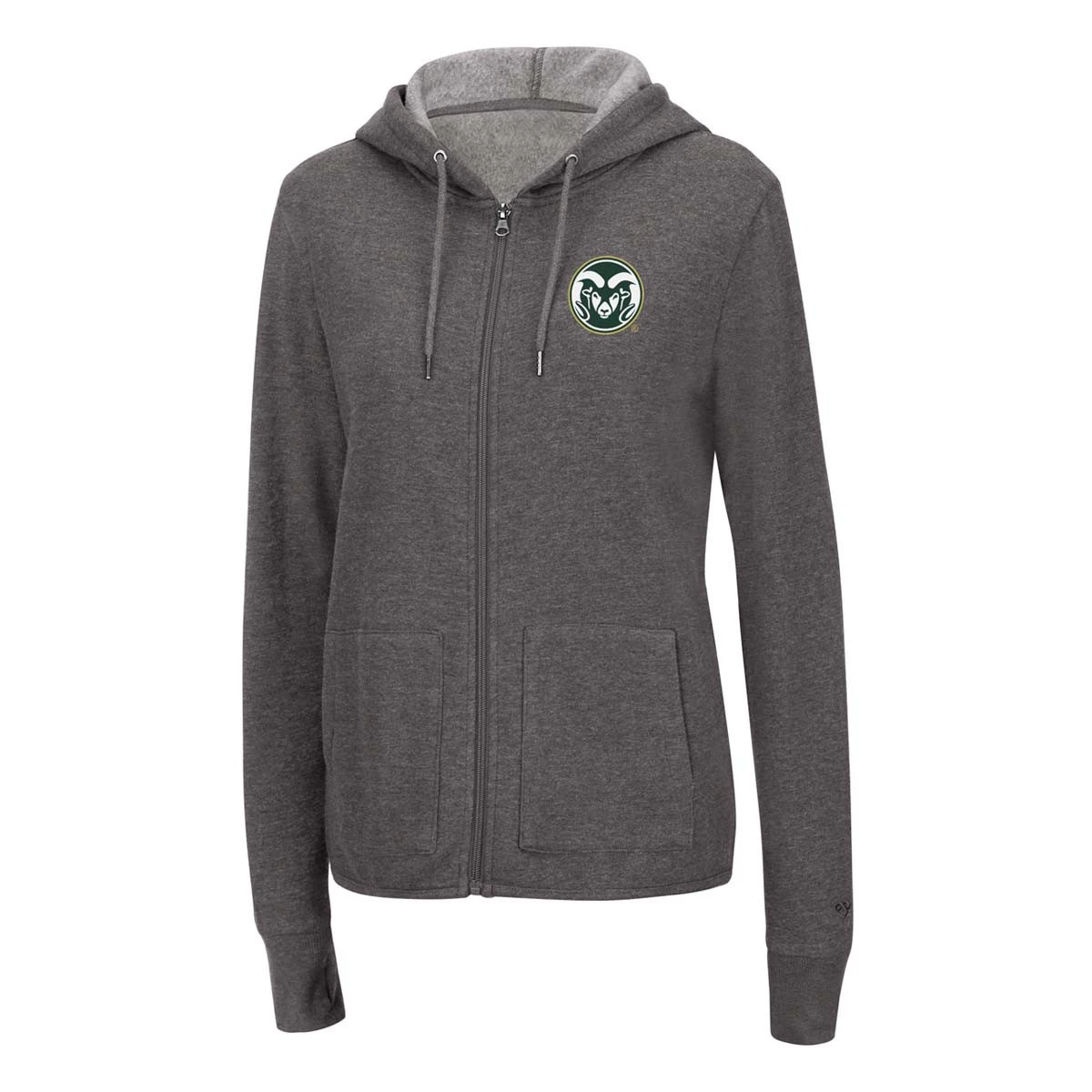 Colosseum Women's Colorado State Rams Serenity Hoodie Grey 3 Colosseum Women's Colorado State Rams Serenity Hoodie Grey - Image 3
