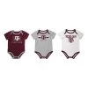 Colosseum Infant Boy's Texas A&M Aggies Sandcastles Onesie 3-Pack Maroon