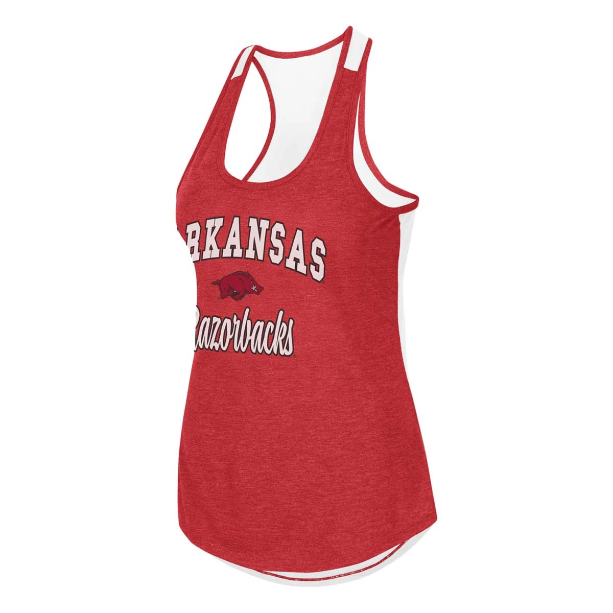 Colosseum Women's Arkansas Razorbacks Racerback Mary Tank Crimson 2 Colosseum Women's Arkansas Razorbacks Racerback Mary Tank Crimson - Image 2