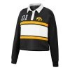 Colosseum Women's Iowa Hawkeyes Rugby Love Top Black