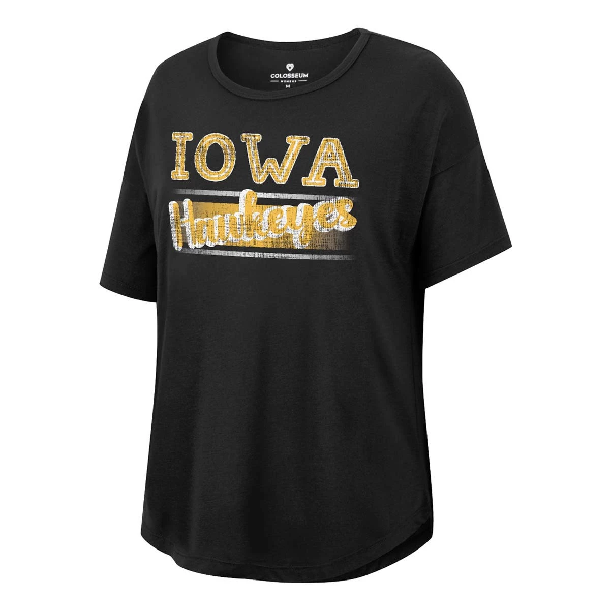 Colosseum Women's Iowa Hawkeyes Reporter T-Shirt Gold 3 Colosseum Women's Iowa Hawkeyes Reporter T-Shirt Gold - Image 3