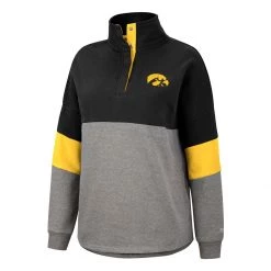 Colosseum Women's Iowa Hawkeyes Magazine Top Black
