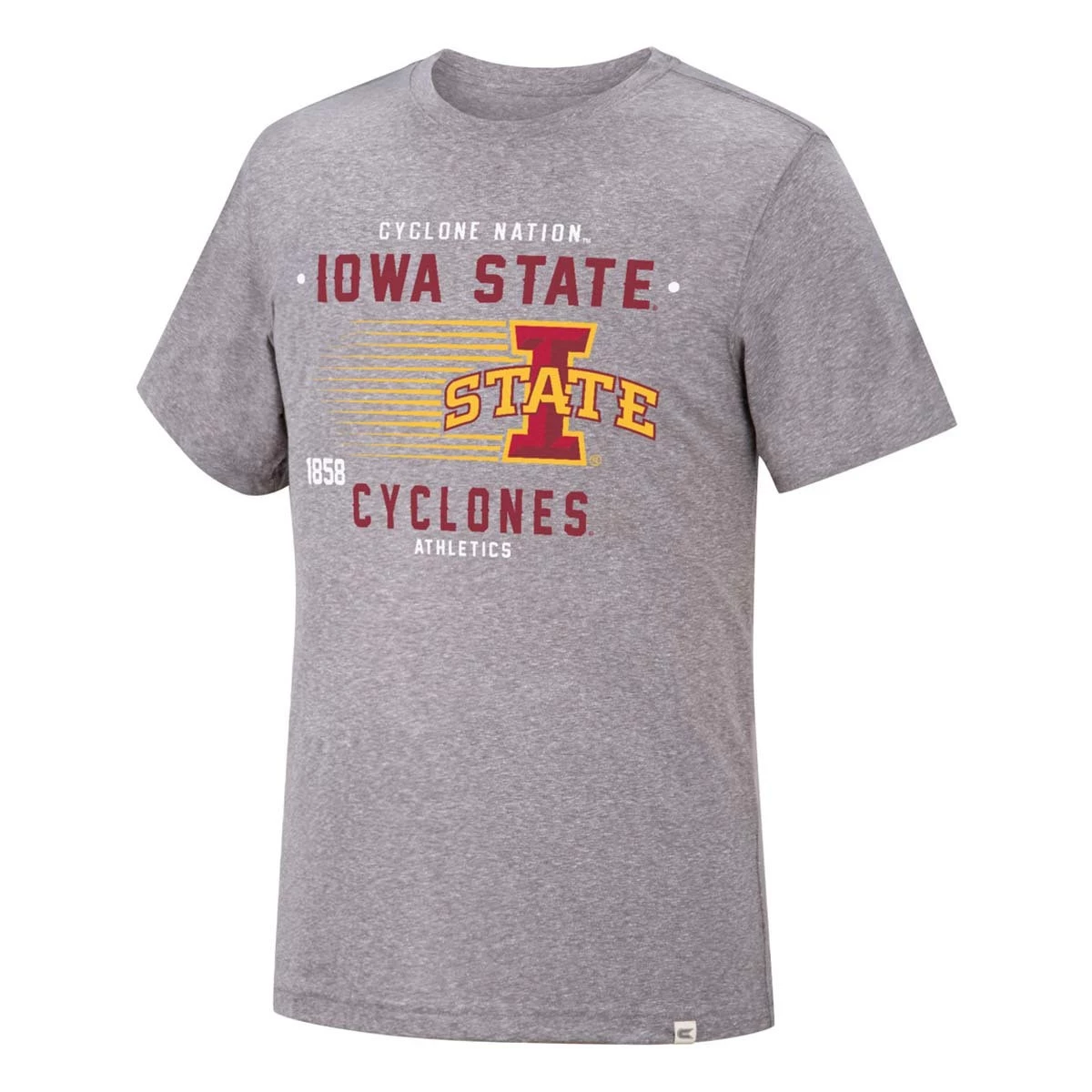 Colosseum Iowa State Cyclones Les T-Shirt Grey Heather 1 Colosseum Iowa State Cyclones Les T-Shirt Grey Heather