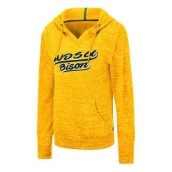 Colosseum Women's North Dakota State Bison Rostenkowski Hoodie Gold