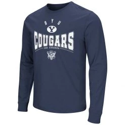 Colosseum BYU Cougars Playbook 2 Long Sleeve Shirt Navy