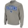 Colosseum Air Force Academy Now 22 Crewneck Sweatshirt Grey Heather