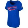 Colosseum Women's Kansas Jayhawks Down To River T-Shirt Royal