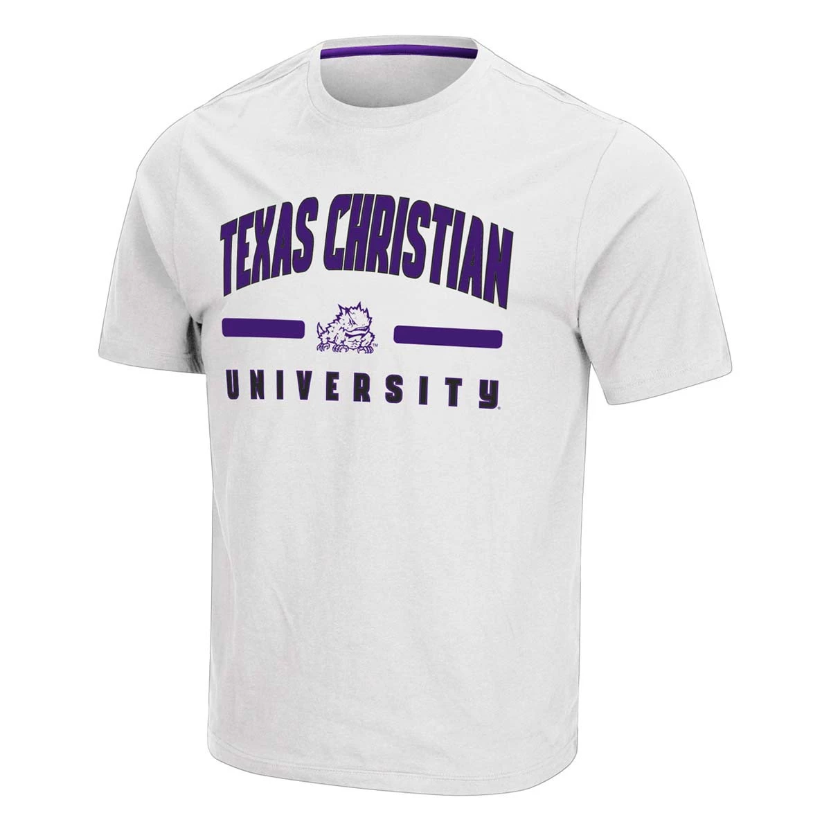 Colosseum TCU Horned Frogs McFly T-Shirt White 3 Colosseum TCU Horned Frogs McFly T-Shirt White - Image 3