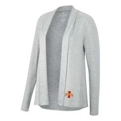 Colosseum Women's Iowa State Cyclones Charlton Cardigan Light Grey -Colosseum Sales Shop unnamed file 2687