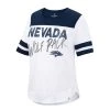 Colosseum Women's Nevada Wolf Pack Bridesmaids T-Shirt White