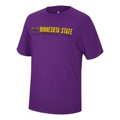 Colosseum Minnesota State Mavericks Four Leaf T-Shirt Purple