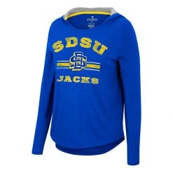 Colosseum Women's South Dakota State Jackrabbits Beauty Hoodie Royal