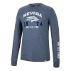 Colosseum Nevada Wolf Pack Zen Long Sleeve Shirt Navy