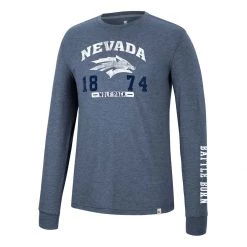 Colosseum Nevada Wolf Pack Zen Long Sleeve Shirt Navy -Colosseum Sales Shop unnamed file 2837