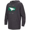 Colosseum Kids' North Dakota Fighting Hawks Quicksilver Hoodie Black