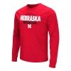 Colosseum Nebraska Cornhuskers Baseball Property Long Sleeve Shirt Red