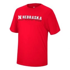 Colosseum Nebraska Cornhuskers Four Leaf T-Shirt Red -Colosseum Sales Shop unnamed file 2888