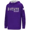 Colosseum Kids' Kansas State Wildcats Cyber 21 Hoodie Purple