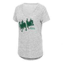 Colosseum Women's North Dakota Fighting Hawks Speckle T-Shirt Grey Heather -Colosseum Sales Shop unnamed file 2909