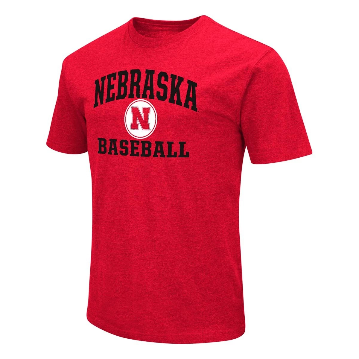 Colosseum Nebraska Cornhuskers Baseball Arch T-Shirt Red 2 Colosseum Nebraska Cornhuskers Baseball Arch T-Shirt Red - Image 2