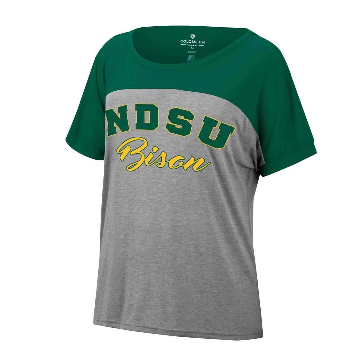 Colosseum Women's North Dakota State Bison Like Sunshine T-Shirt Forest/grey 2 Colosseum Women's North Dakota State Bison Like Sunshine T-Shirt Forest/grey - Image 2