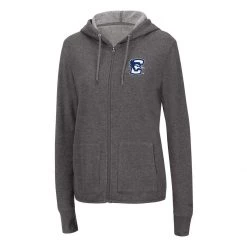 Colosseum Women's Creighton Bluejays Serenity Hoodie Grey