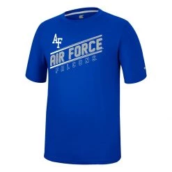 Colosseum Air Force Falcons McFiddish T-Shirt Royal