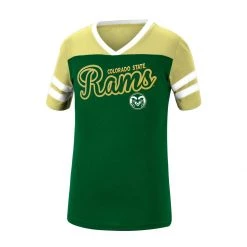 Colosseum Girls' Colorado State Rams Practically T-Shirt Green