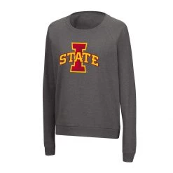 Colosseum Women's Iowa State Cyclones Chloe Crewneck Sweatshirt Grey -Colosseum Sales Shop unnamed file 3012