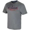 Colosseum Illinois Fighting Illini Larry T-Shirt Heather Grey