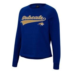 Colosseum Women's Montana State Bobcats Already Did Crewneck Sweatshirt Grey Heather -Colosseum Sales Shop unnamed file 3047