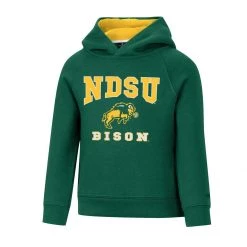 Colosseum Toddler North Dakota State Bison Chimney Hoodie Green