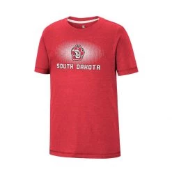 Colosseum Kids' South Dakota Coyotes Now Fade T-Shirt Red -Colosseum Sales Shop unnamed file 3066