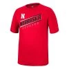 Colosseum Nebraska Cornhuskers McFiddish T-Shirt Black
