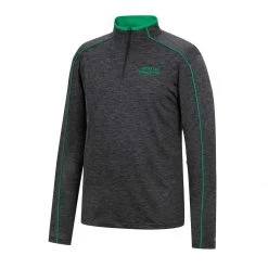 Colosseum North Dakota Fighting Hawks Tournament 1/4 Zip Top Black