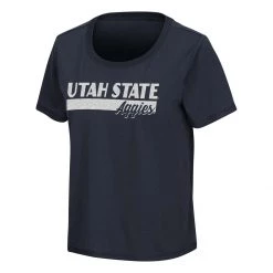 Colosseum Women's Utah State Aggies Regina T-Shirt Navy -Colosseum Sales Shop unnamed file 3093