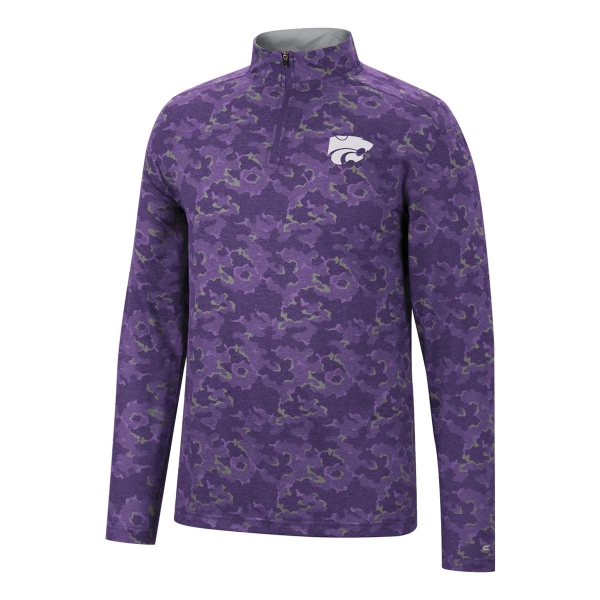 Colosseum Kansas State Wildcats Tivo 1/4 Zip Top Purple 1 Colosseum Kansas State Wildcats Tivo 1/4 Zip Top Purple