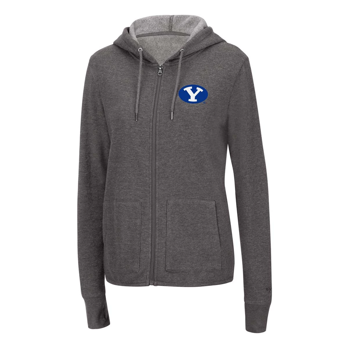 Colosseum Women's BYU Cougars Serenity Hoodie Grey 3 Colosseum Women's BYU Cougars Serenity Hoodie Grey - Image 3