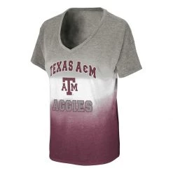 Colosseum Women's Texas A&M Aggies Winkle Dip T-Shirt Grey Heather/maroon 5 Colosseum Women's Texas A&M Aggies Winkle Dip T-Shirt Grey Heather/maroon -Colosseum Sales Shop unnamed file 3159