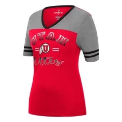Colosseum Women's Utah Utes You There T-Shirt Red
